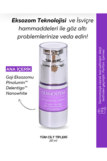 Dermostem Biological Dermostem Eye Renewal Cream Eksozom
