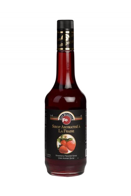 Çilek Aromalı Kokteyl Şurubu 700 Ml