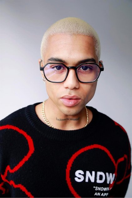 Caesar Black Men's Blue Light Protective Glasses