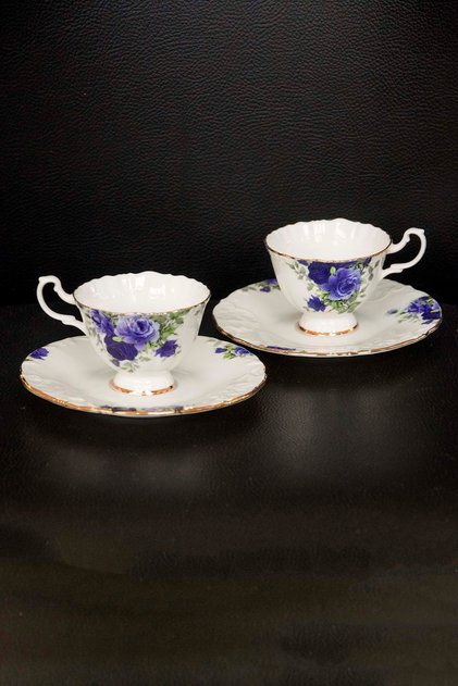 Lilac 2-Person Coffee Cup Set