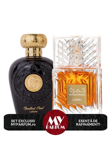 Set Lattafa, Opulent Oud + Khamrah