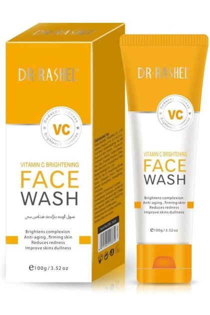 Dr. Rashel Vitamin C Brightening Face Wash – 100g Deep Cleanser For Glowing & Even-toned Skin