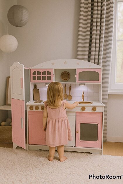 Özka Hobi Ahşap Ozka Hobi Buzdolapli Mutfak Seti - Fiyatı, Yorumları