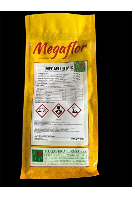 MUGAVERO Megaflor Mix Combi Yaprak Gübresi 1 Kg - Bor, Bakır