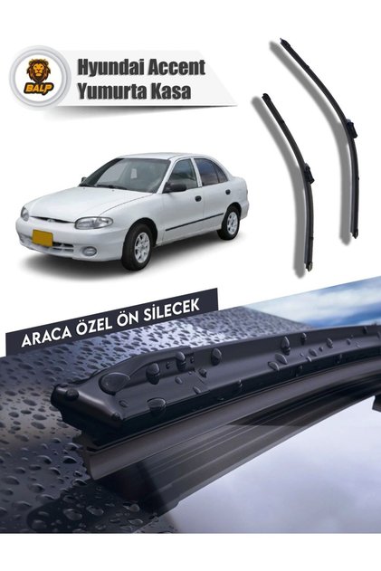 Hyundai Accent Yumurta Kasa 1998-2003 Muz Silecek Takımı 50x45 ölçüler