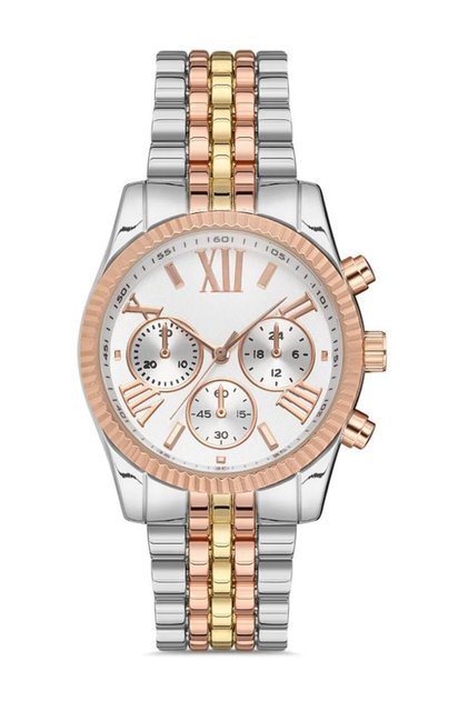 Spectrum Premium Metal Three Color Cord Women Wrist Watch