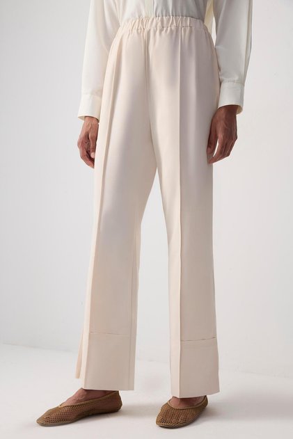 Sewing Detail Viscosse Pants