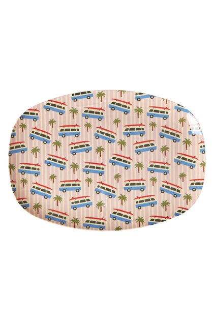 Melamin Dikdörtgen Tabak - Pembe Car Print