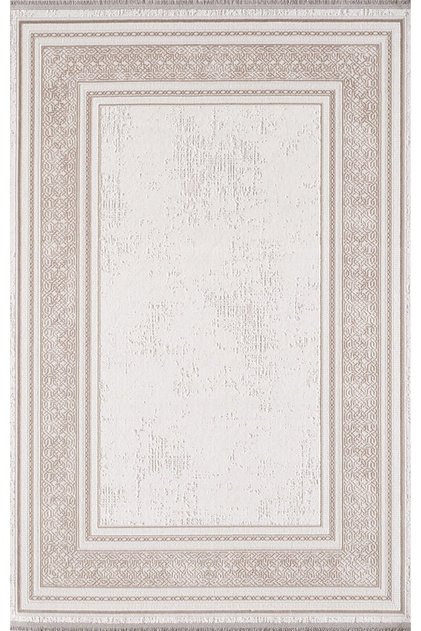 Artemis Halı Dior 2495B Kahverengi Akrilik Saçaklı Karel Halı