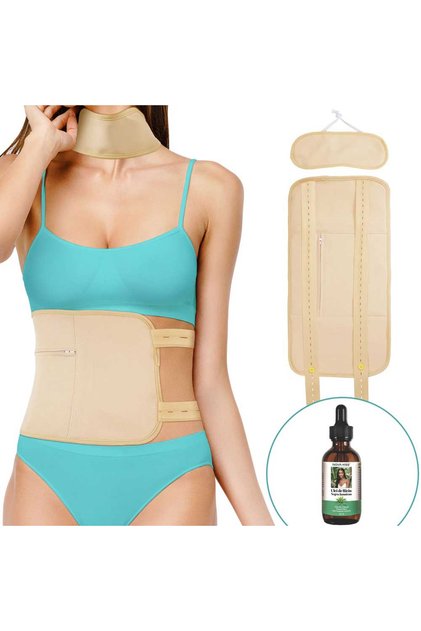 ® Kit Premium de Detoxifiere și Slăbire cu Ulei de Ricin Negru Jamaican 100%