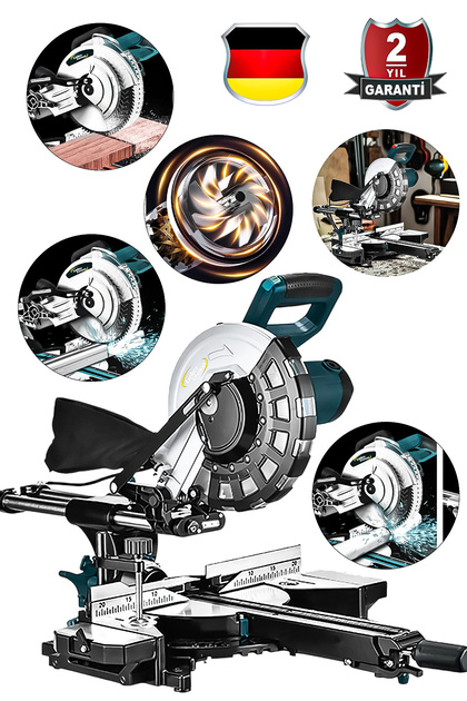 Lieber German Maxstar Serii 1700 Watt 255mm Bakır Sargılı Kızaklı