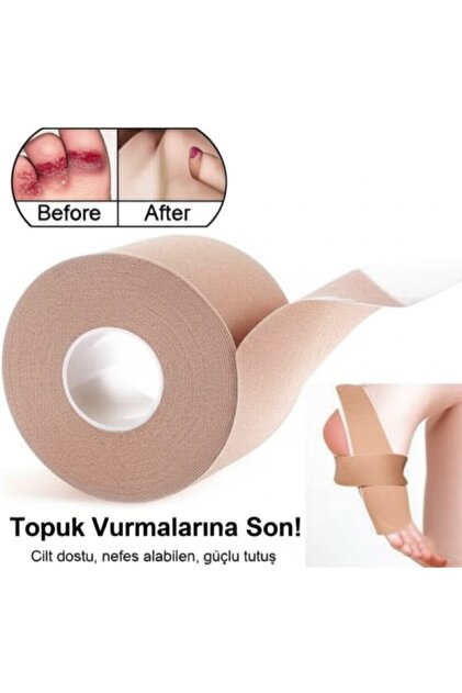 Ayakkabı Vurma Önleyici Rulo Bant 2.5 cm x 5 m: Topuk, Parmak ve Yanlarda Koruma