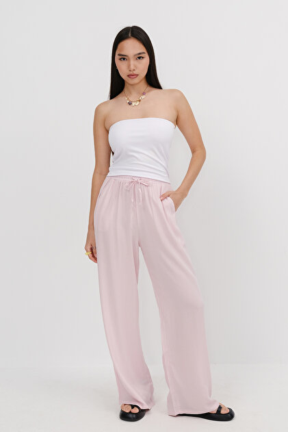 Addax Yüksek Bel Triko Wide Leg Pantolon PN9383 - Fiyatı, Yorumları