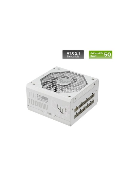 ASUS TUF GAMING 1000G Beyaz 80Plus Gold 1000W Modüler ATX 3.1 Güç