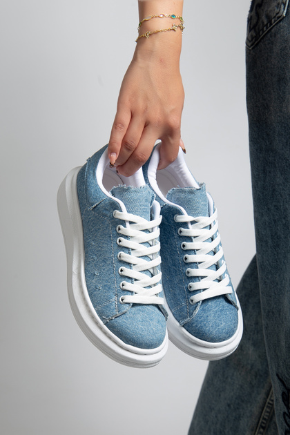Casual Sneaker Sports Shoes Orthopedic Shoes Black White Silver Blue Denim