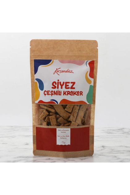 Siyez Çeşnili Kraker - 75 g