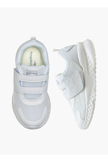 Boys Kids' Panelled School Shoes with Hook and Loop Closure