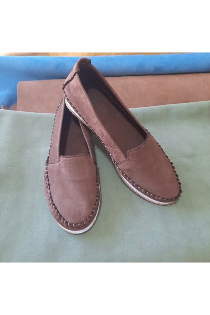 Rok Ballerina Made of 100% Genuine Nubuck Leather