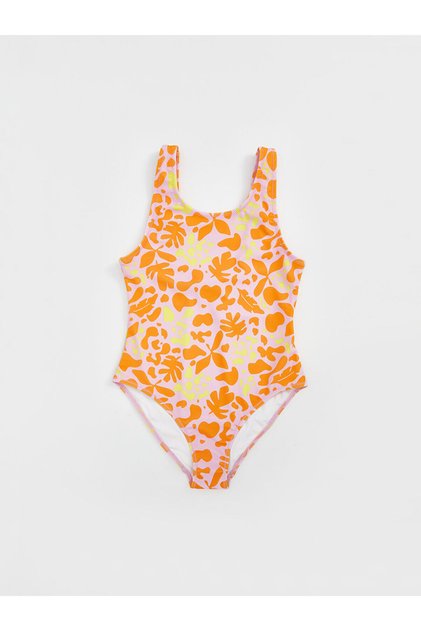 Lcw Kids Pink Quick Dry Uv Protection Swimsuit for Girls