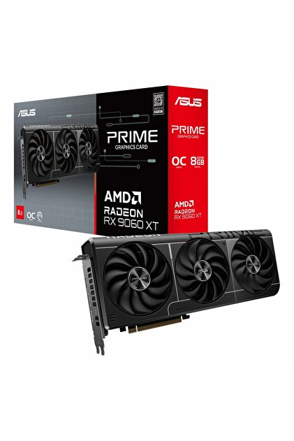 【新品未開封】ASUS TUF Gaming RX 9060 XT 16GB ASUS Prime Radeon RX 9060 XT OC 16GB GDDR6 128Bit HDMI/DP Ekran