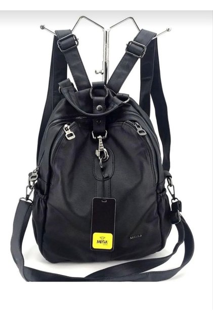 Soft Leather Multi-Section Shoulder and Backpack