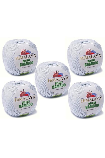 Deluxe Bamboo, 5 Yumak, 500g Gram, Cardigan Sweater Yarn 124-24