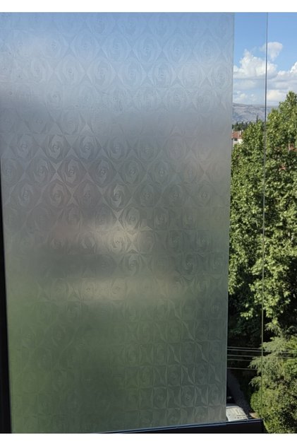 Decorative Transparent Glass Foil | Self Adhesive – Frosted Glass Look