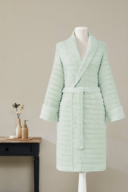 Sadem Organic Linden Shawl Collar Bathrobe