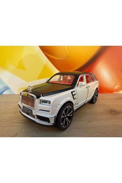 scntoys Oyuncak Metal Işıklı Ses Efektli 1:26 Rolls Royce Jeep