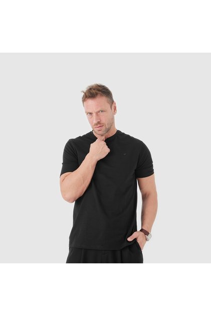 Siyah Erkek Basic T-Shirt [TG830006]