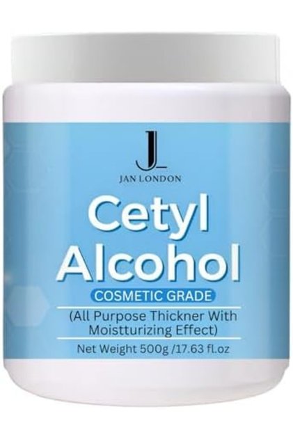 JL 1698 Cetyl Alcohol 500g | High Purity Emollient & Thickener for Lotion, Cream & Shampoo Use