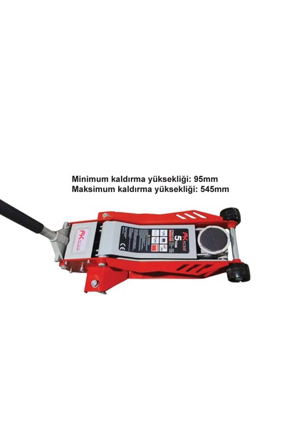 FK Frıko 5 Ton Çift Pistonlu F1 Alçak Profil Timsah Kriko - Fiyatı