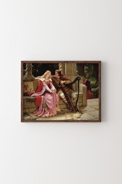 End of the Song - Wooden Patterned Frame