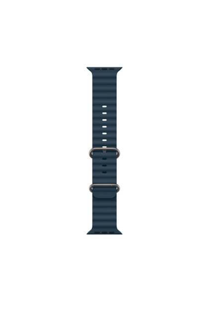 Curea Smartwatch,, Modelul Ocean, Apple Watch Ultra2 49 Mm, Apple Watch 45 Mm, Albastru Denim