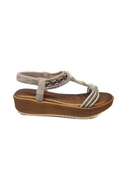 Wedge Heel Comfortable Daily Women's Stone Sandals 1332006-Z