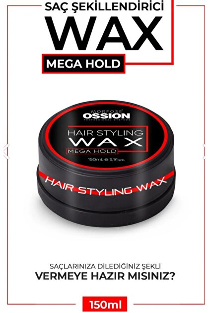 Ossion Premium Barber Line Wax Jel Mega Hold 150Ml - Fiyatı, Yorumları