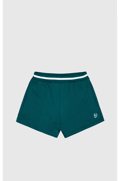 Wild Things Shorts Green Women's Shorts-117968-Gs580