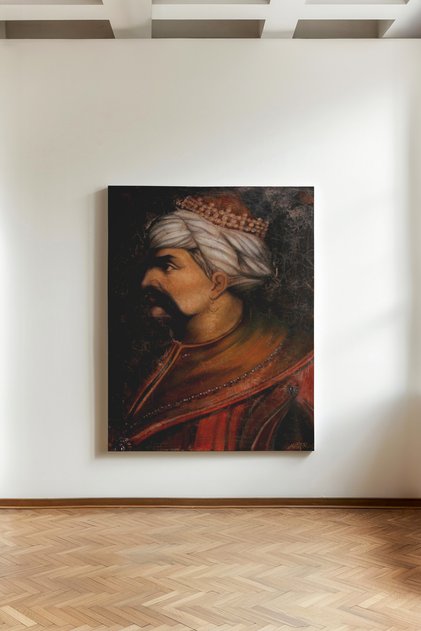 Yavuz Sultan Selim Tablosu – Osmanlı Padişah Portresi – Kanvas Duvar Sanatı