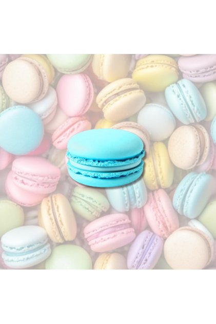 Blueswitch Macaron Keychain – Mechanical Keyboard Keycap, Stress Reliever, Clicky Mini Accessory