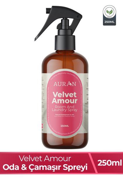 Velvet Amour Parfümlü Oda Ve Çamaşır Spreyi Ortam Ve Kumaş Kokusu Velvet Amour Room Spray 250ml