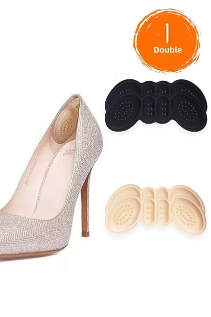 Heel Striking Prevention 1 Pair Adhesive Heel Cushion Shoe Pad Heel Tip Protector Insoles Foot