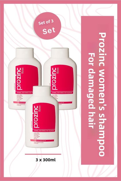 Women's Moisturizing and Plumping Care Shampoo for Damaged, Processed Hair 3X300 ml