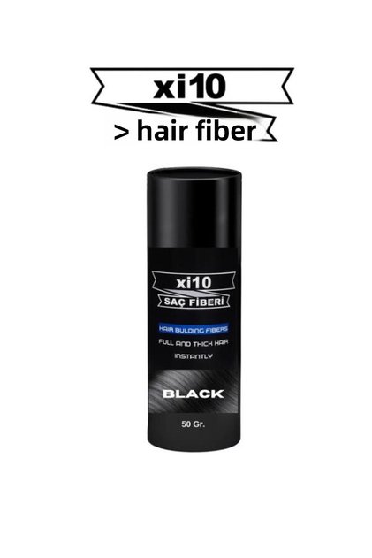 Volumizing Hair Tonic Powder Fiber 50 Gr - Black