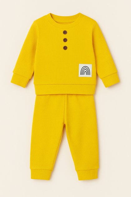 Baby and Children's Clothing 2-Piece Top and Bottom Set