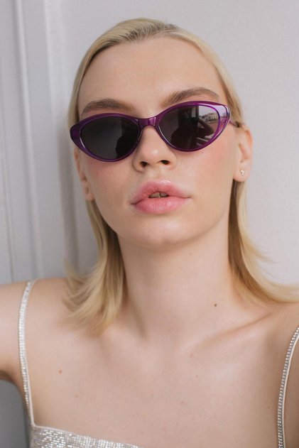 Lars Sunglasses - Purple Black