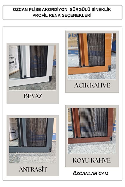 ÖZCAN 💥 90x210 Plise Sürgülü Sineklik Yaz Fırsatı! 🚪 Akordiyon