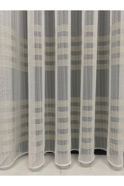 Deluxe Adrian Dobby Linen Skirt Yellow Glitter Tulle Curtain 1/3 Tight Pleat
