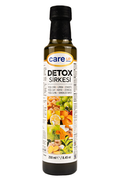 Care Up Detox Sirkesi Sandaloz Sakızı, Yeşil Erik, Kayısı Içeren