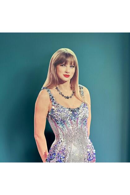dakik reklam Taylor Swift Maketi Ayaklı Tam Boy Organizasyon