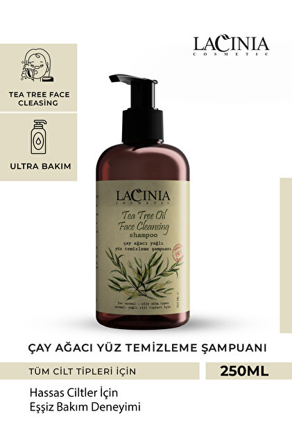Lacinia Lacına Çayağacı Yağlı Yüz Temizleme Şampuanı 250 ml